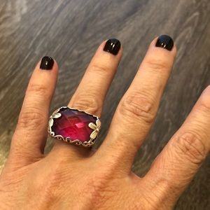 Silpada ring. Large stone